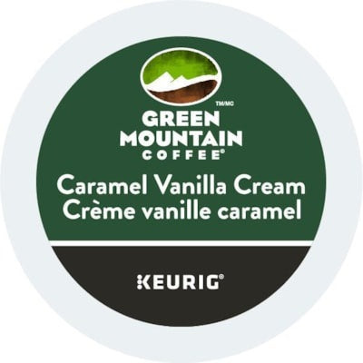 Coffee-K Cup Green Mountain Caramel Vanilla Cream, Light Rst