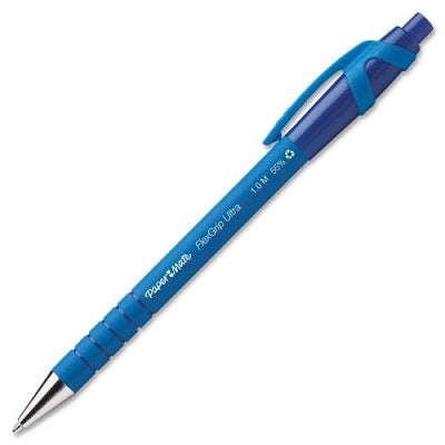 Pen-Retractable, Flexgrip Ultra Ballpoint, Medium Blue,12/pk