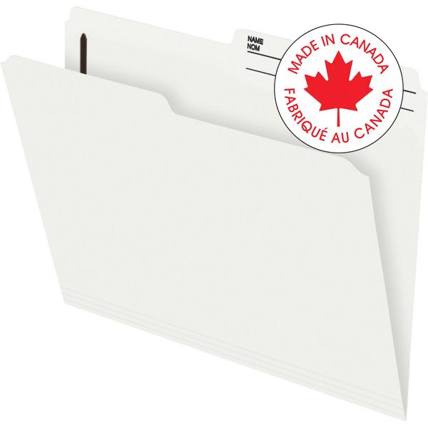 File Folder-Letter With Fastener, Right Tab, Ivory