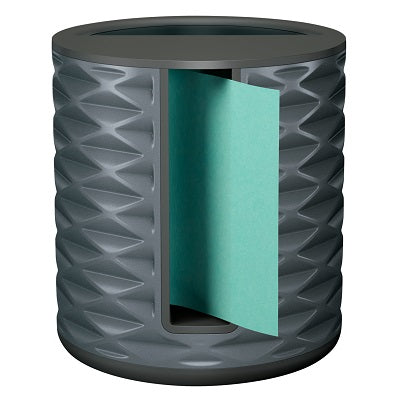 Note Dispenser-Pop-Up 3X3 Vertical, Dark Grey/Black Top