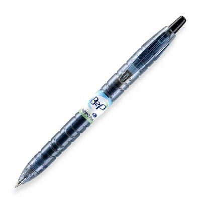 Pen-Retractable, Begreen Bottle To Pen Gel, Medium Black,12/pk