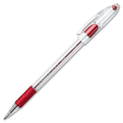 Pen-Stick, R.S.V.P. Ballpoint Fineline, Red,12/pk