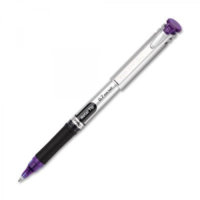 Pen-Roller, Energel Metal Tip 0.7Mm Violet,12/pk