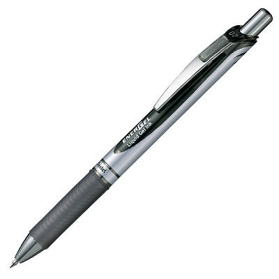 Pen-Retractable, Energel Gel Roller, 0.7Mm Black,12/pk