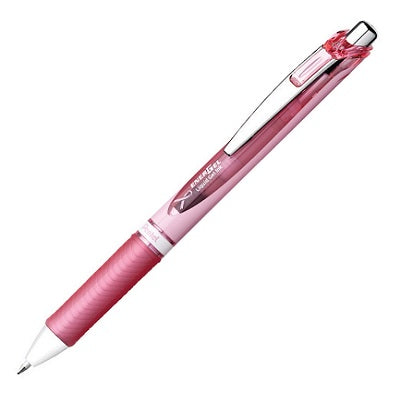 Pen-Retractable, Energel Gel Roller, 0.7Mm Pink Ribbon,12/pk