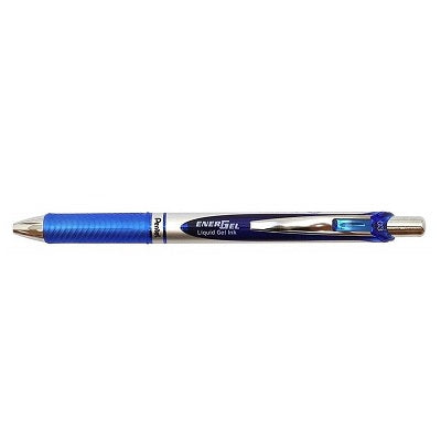 Pen-Retractable, Energel Gel Roller, 0.3Mm Blue,12/pk
