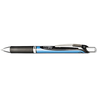 Pen-Retractable, Energel Needle Tip 0.5Mm, Black,12/pk