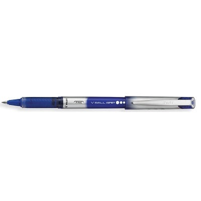 Pen-Roller, V Ball Grip Liquid Ink, 0.7Mm Blue,12/pk