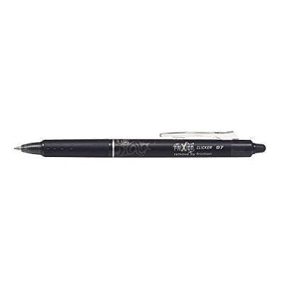 Pen-Retractable, Frixion Clicker Erasable Gel, 0.7Mm Black,12/pk