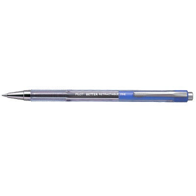 Pen-Retractable, Better Ballpoint, Fine Blue,12/pk