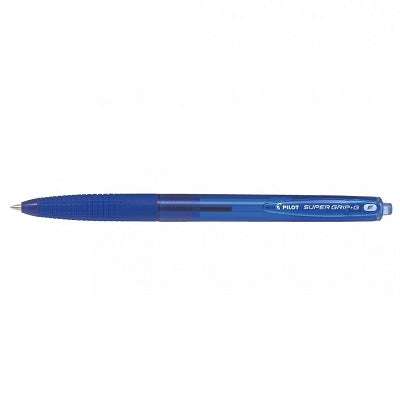 Pen-Retractable, Super Grip G Ballpoint, Fine, Blue,12/pk