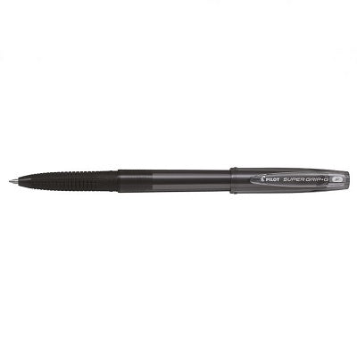 Pen-Stick, Pilot Super Grip, Fine, 0.7Mm, Black,12/pk