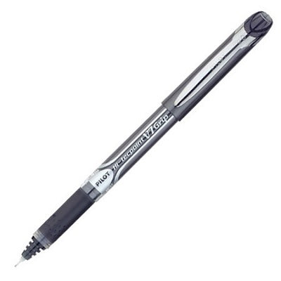 Pen-Roller, Hi-Tecpoint Grip Liquid Ink, 0.7Mm Black,12/pk