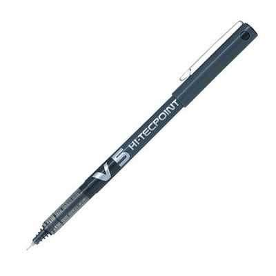 Pen-Roller, Hi-Tecpoint Liquid Ink, 0.5Mm Black,12/pk