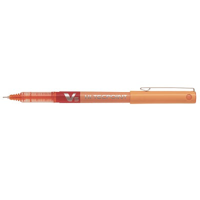 Pen-Roller, Hi-Tecpoint Liquid Ink, 0.5Mm Orange,12/pk