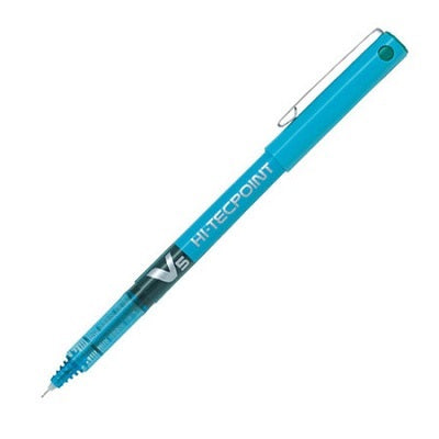 Pen-Roller, Hi-Tecpoint Liquid Ink, 0.5Mm Turquoise,12/pk