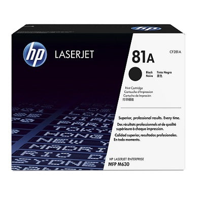 Laser Toner-Hp #81A Black