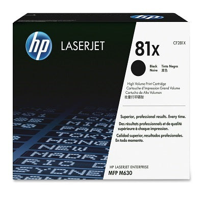 Laser Toner-Hp #81X Black High Yield