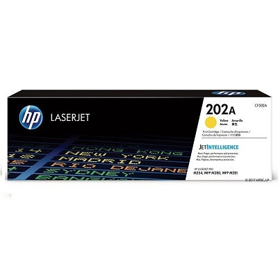 Laser Toner-Hp #202A Yellow