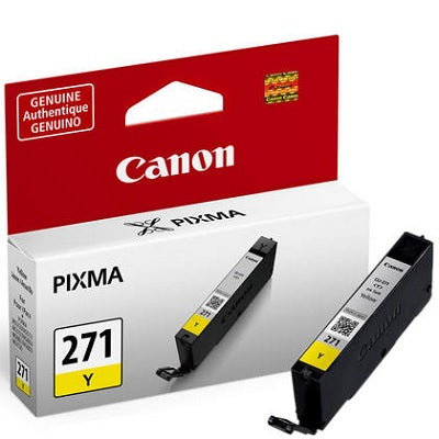Inkjet Cartridge-Canon #Cli271Y Yellow -0393C001