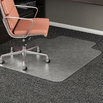 Chairmat-Rollamat Plush Pile 45X53 With Lip