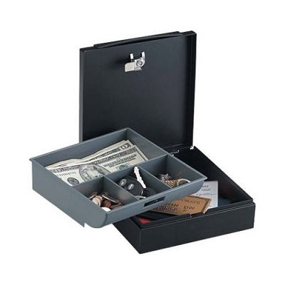 Cash Box-Drawersafe,4 Compartmenttray, Key Lock -01879