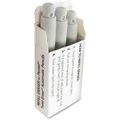 Eraser-Pentel Twist-Erase Mechanical Pencil, 3-Pack