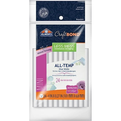 Glue Sticks-Craft Bond Mini All-Temp, 24/Pack
