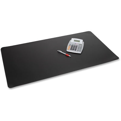 Desk Pad-Desktex 19"X24" Pvc, Matte Black