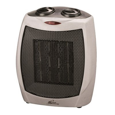 Heater-Ceramic, Compact, White/Black