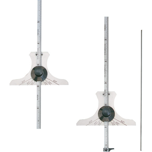 HU233-Combination Steel Rule Depth & Angle Gauges