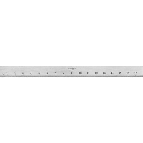 HU507-387 Series Steel Straight Edge with Bevel & Graduated Edge