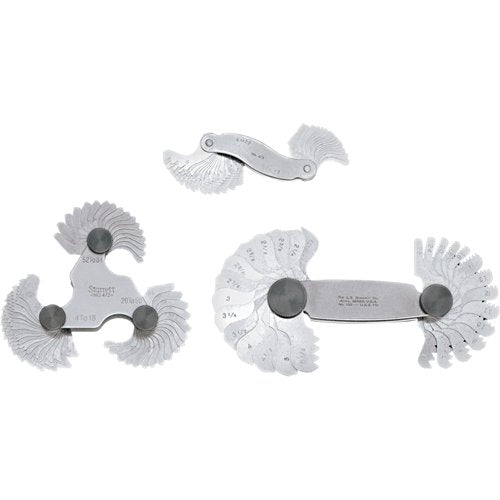 HU967-Screw Pitch Gauges - V, Unified, American National - 60° Threads