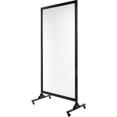 Panel-Mobile Room Divider, Metal Fram With Casters