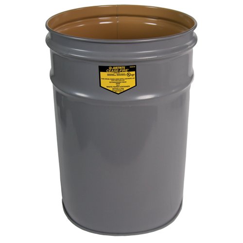 JC649-Cease-Fire® Grey Smoking Receptacle Drum