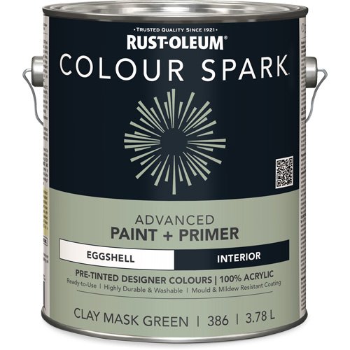 KR874-Colour Spark™ Interior Pre-Tinted Paint + Primer Wall Paint