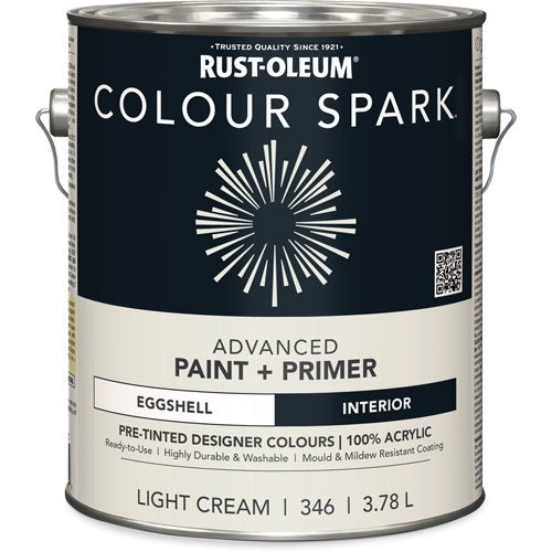 KR875-Colour Spark™ Interior Pre-Tinted Paint + Primer Wall Paint