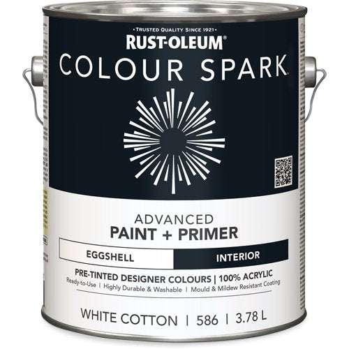 KR876-Colour Spark™ Interior Pre-Tinted Paint + Primer Wall Paint