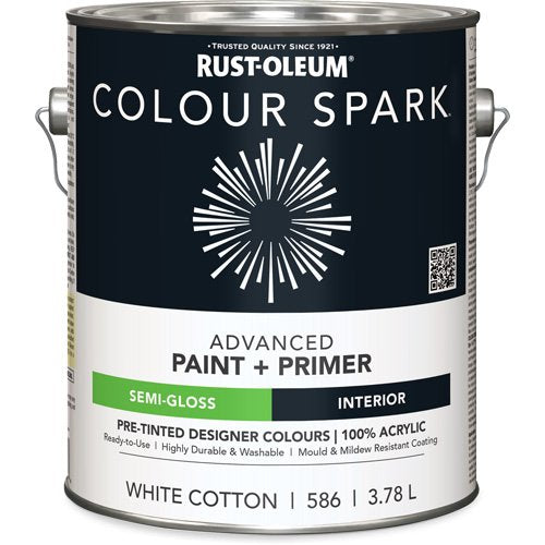 KR883-Colour Spark™ Interior Pre-Tinted Paint + Primer Wall Paint