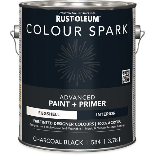 KR884-Colour Spark™ Interior Pre-Tinted Paint + Primer Wall Paint