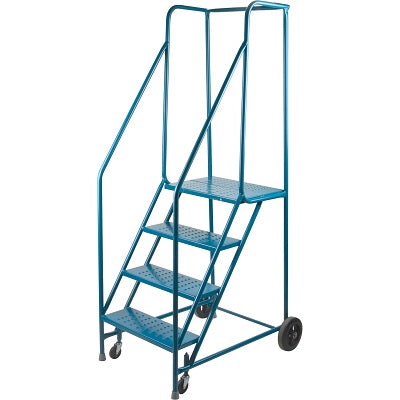 Ladder-Rolling, 4 Step With Handrails