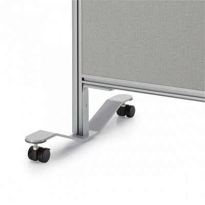 Panel Accessory-Ionic Single Caster Foot Kit, Tungsten