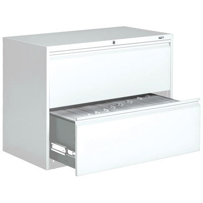 File Cabinet-Lateral Otg, 2 Drawer, Designer White
