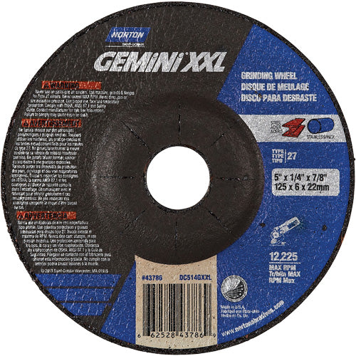 NO165-Gemini® Rightcut™ Depressed Centre Wheel