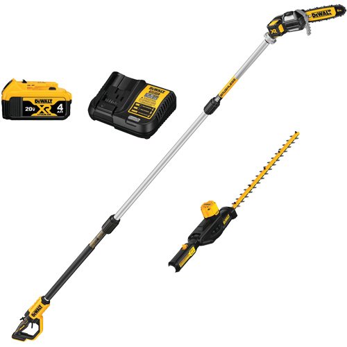 NO639-Max* Cordless Pole Saw & Pole Hedge Trimmer Combo Kit