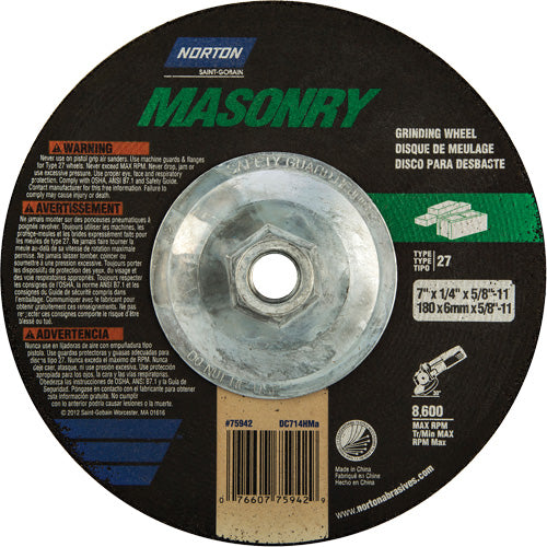 NR326-Masonry C Grinding Wheel