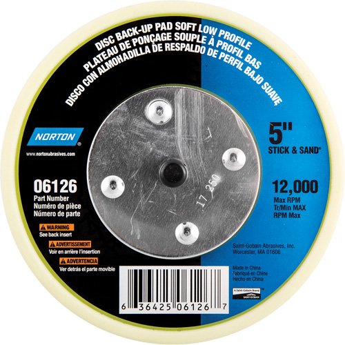 NR940-Back Up Pads For PSA & Hook And Loop Paper Discs
