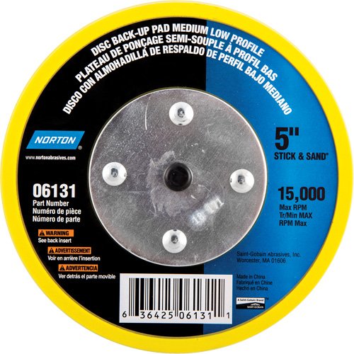 NR941-Back Up Pads For PSA & Hook And Loop Paper Discs