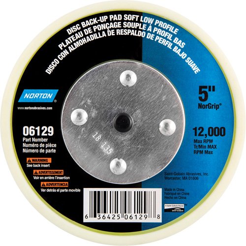 NR943-Back Up Pads For PSA & Hook And Loop Paper Discs
