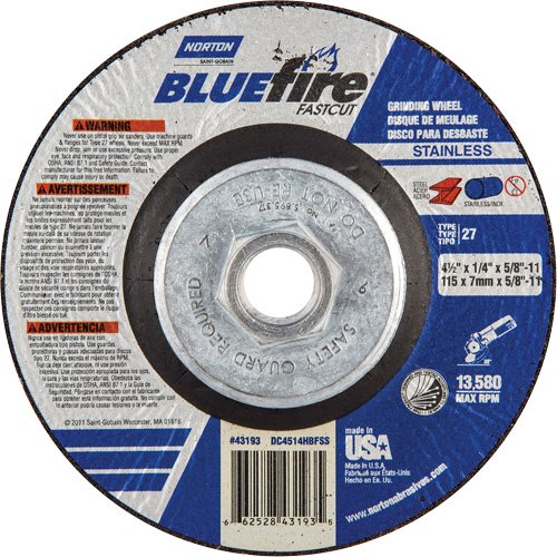 NR979-BlueFire® Grinding Wheels